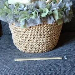 【美品】可愛いかごバッグの画像
