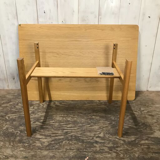 3/4終 unico ウニコ ダイニングテーブル ロム LOM 幅120cm 天然木 机