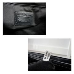お値下げ中！ COACH コーチ ビジネスバッグ F71252 レキシントン サフィアーノ メトロポリタン ブラック 革 2WAY ショルダーバッグ 西岡店の画像