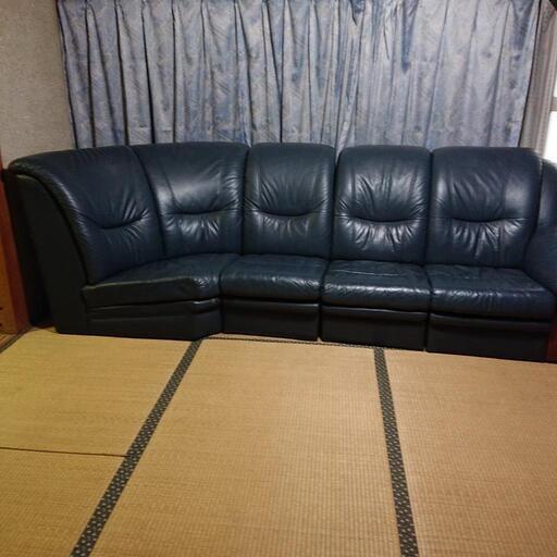 革ソファー 一部合皮