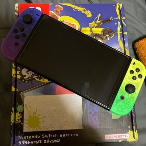 本日受け取り可能の方！任天堂スイッチ有機ELスプラトゥーン使用
