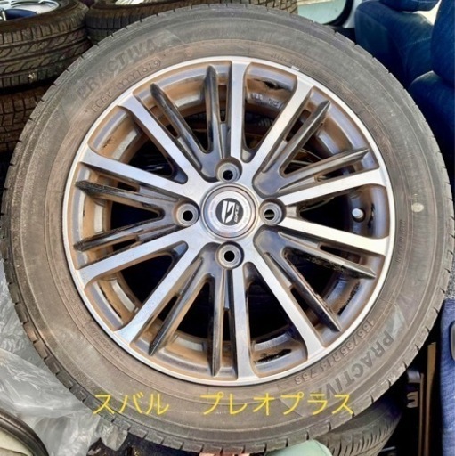 【イエローハット】PRACTIVA BP01 155/65R14 75Sタイヤ･ホイール4本セット