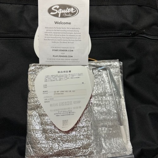エレキギター squier by fender