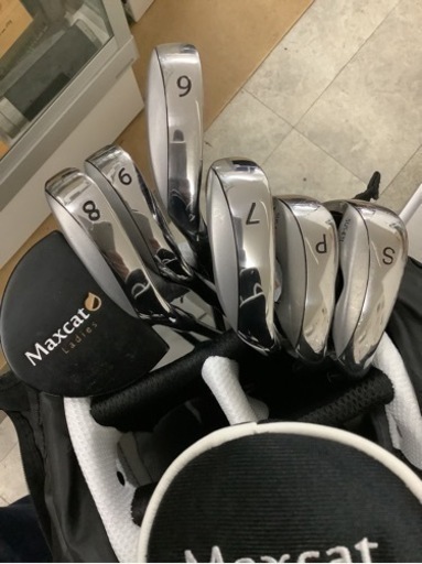 ゴルフ レディス クラブセット クラブ10本 キャディバッグ付 マックスキャット MAXCAT  リサイクルショップ宮崎屋　佐土原店24.10.29F