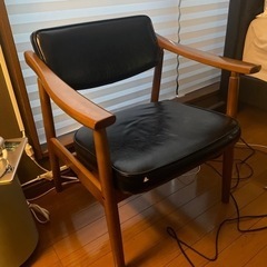 カリモク　dチェア　アンティーク　
