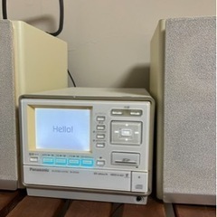 コンポ　HD内蔵型　CD MD（懐かしい）
