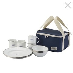 【運動会やピクニックにどうぞ】Coleman#食器セットの画像