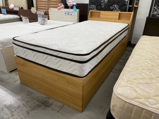 【愛品館 江戸川店 シングル】錦之堂＆NITORI（ニトリ）シングルベッド ID:153-018925-007
