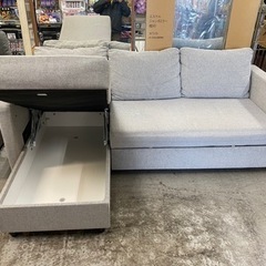 【愛品館 江戸川店 カウチソファ】NITORI（ニトリ）カウチソファベッド ID:156-019529-007の画像