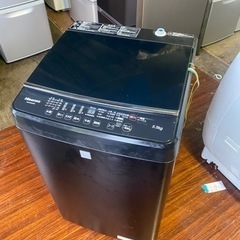 福岡市内配送設置無料　ハイセンス 5．5kg全自動洗濯機 keyword マットブラック HW-G55E5KK