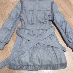 ヤマダヤ☆ジェットレーベルダウンコート［サイズ38/ライトグレー］定価約4万円の画像
