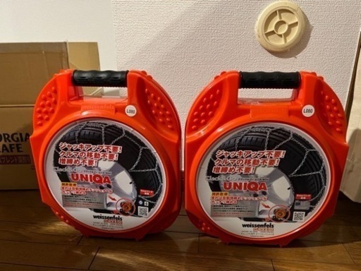 タイヤチェーン金属製　新品に近い(未使用)