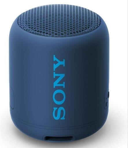 ソニー ワイヤレスポータブルスピーカー: 防水 / 防塵 / Bluetooth対応 / 重低音モデル / マイク付き/ 軽量 コンパクト 2019年モデル / マイク付き/ ブルー SRS-XB12 L