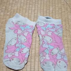 靴下　マイメロ