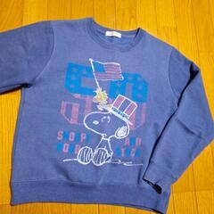 PEANUTS　裏起毛トレーナー　Sサイズ
