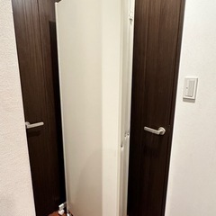 【パーテーション】3面　キャスター付き　折りたたみ式　ホワイト