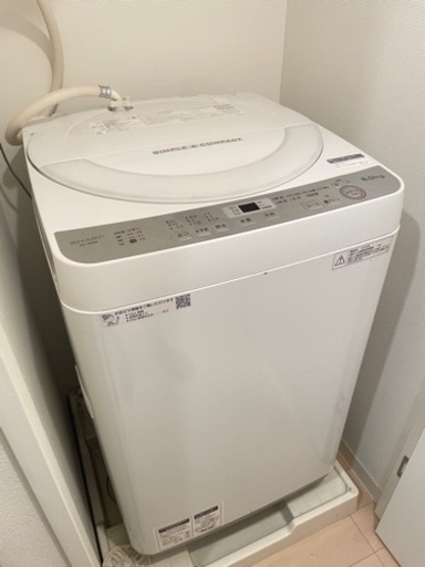 SHARP 洗濯機 6.0kg
