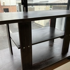 山善　テレビ台　ロータイプの画像