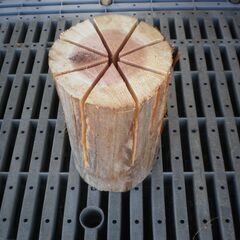スウェーデントーチ、ウッドキャンドル  (針葉樹)　キャンプ・焚火に!! 0718の画像