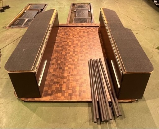 ハイエース キャンピングキット キャンパーキット アウトドア テーブル 自作DIY