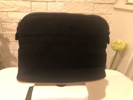 エルメス　ポリードポーチ　黒