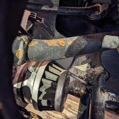 未使用　サビ有り　ポケバイ　モトクロス　子供用バイクの画像