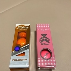 ゴルフボール タイトリスト/ウィルソン 3個入りずつ