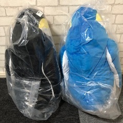 新品未使用　リアル ペンギン ぬいぐるみ　2種セットの画像