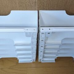 【値下げ】IKEA イケア KVISSLE クヴィッスレ ウォール 新聞ラック, ホワイトの画像