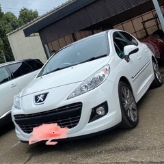 プジョー207　スポーティアム　白　車検1年以上の画像