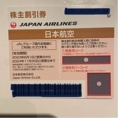 JAL 株主優待　日本航空