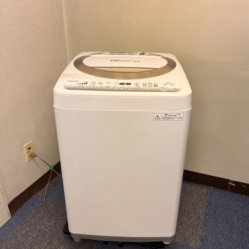 【稼動品】東芝 TOSHIBA 6.0kg 全自動洗濯機 グランホワイト TOSHIBA AW-6D2-W 2015年製 洗濯機 家電 中古品