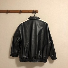 革ジャン【黒】/kutirのライダースジャケットの画像