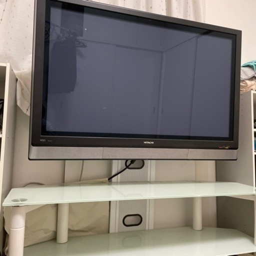 43インチ、テレビ台付(HITACHI)