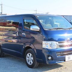 ユーザー買取車/ハイエースバンスーパーGL/ディーゼル/検6年9月/修復歴無/純ナビ/DTV/CD.DVD.BT/Bカメラ/電格ミラー/ETC/HID/AC100V/記録簿の画像