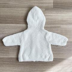 kashwere カシウエア 3〜6monthベイビーフードジャケット　パーカーの画像