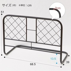 【新品未使用】ニトリ ベッドガードの画像