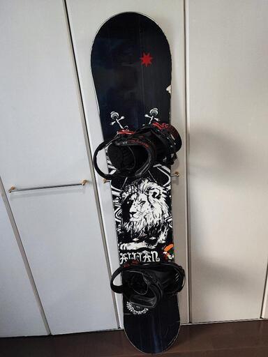 スノーボード一式ALLIAN FLUXビンディング BURTONケース