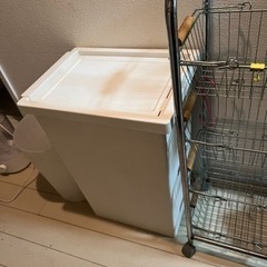 【あげます】45リットル　ゴミ箱