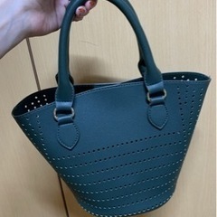 取引決定しました！しまむら　深緑のバック　2way