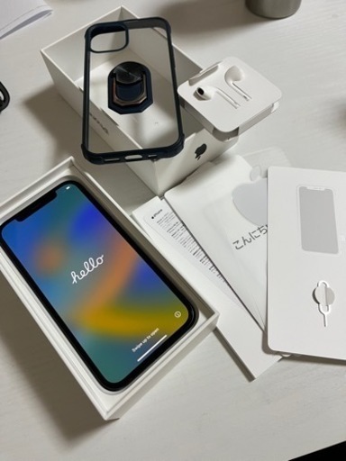 美品 iPhone12 128gb SIMフリー イヤーポッズ等付属品あり