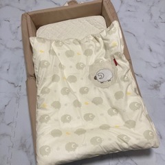ファルスカ　コンパクトベッドフィット  里帰りにどこでもベビーベッド☆