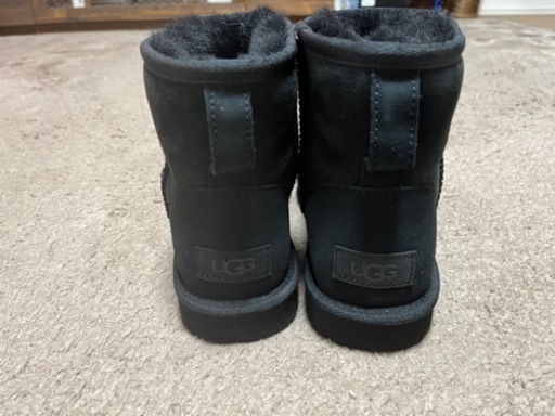 UGG ムートンブーツ　24cm 23cm 黒　値下げ　