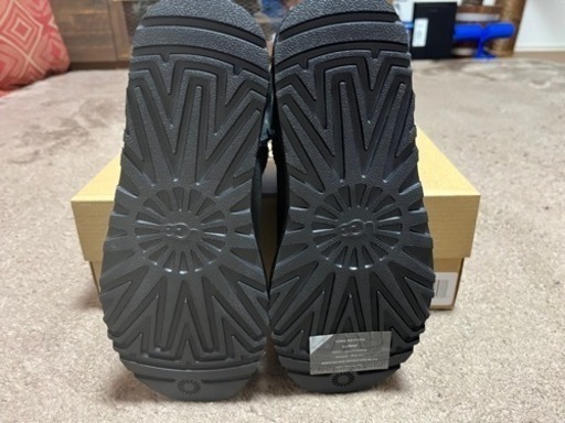 UGG ムートンブーツ　24cm 23cm 黒　値下げ　