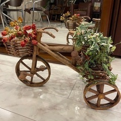値下げ、三輪車フラワースタンド