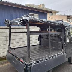 【売切】ハイゼットジャンボ用　特注荷台幌一式（検索ハードカーゴ　軽キャン　バグトラック）の画像