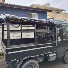 【売切】ハイゼットジャンボ用　特注荷台幌一式（検索ハードカーゴ　軽キャン　バグトラック）の画像