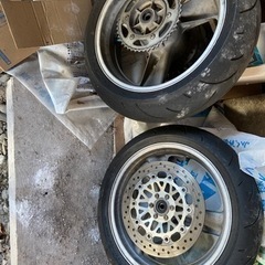 ホンダ　ホーネット250 タイヤホイールセット　リアフロント両方
