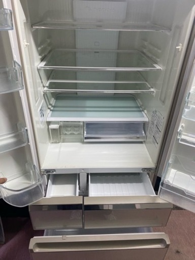 北九州市内配送無料　保証付き　パナソニック Panasonic NR-F560PV-N [エコナビ/nanoe(ナノイー) 搭載冷蔵庫