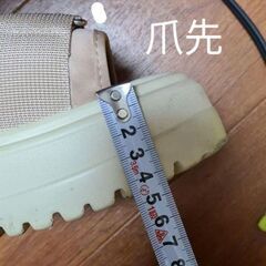 casiTA 厚底スポーツサンダル  Lサイズ  ベージュの画像
